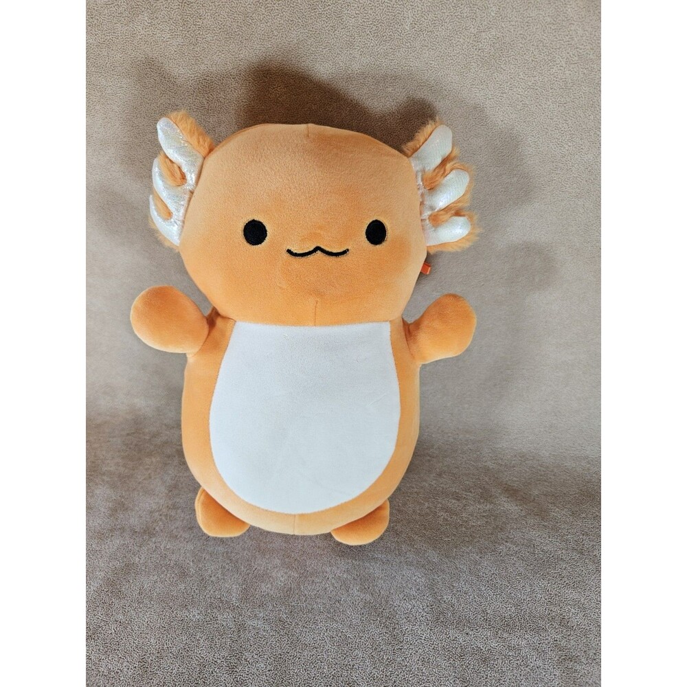 Squishmallows Hug Mees 10” Nico Orange Axolotl Medium Size Stuffed Plush Cute